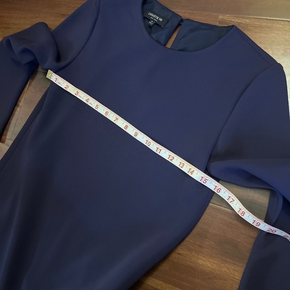 Lafayette 148 New York Navy Midi Dress - Picture 5 of 7